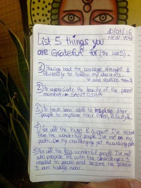 Nadia diary - grateful